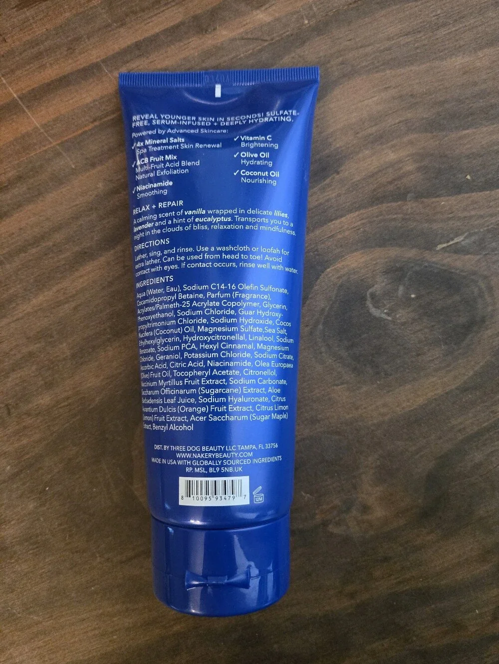 Nakery Magnesium Face, Body, Hair Wash